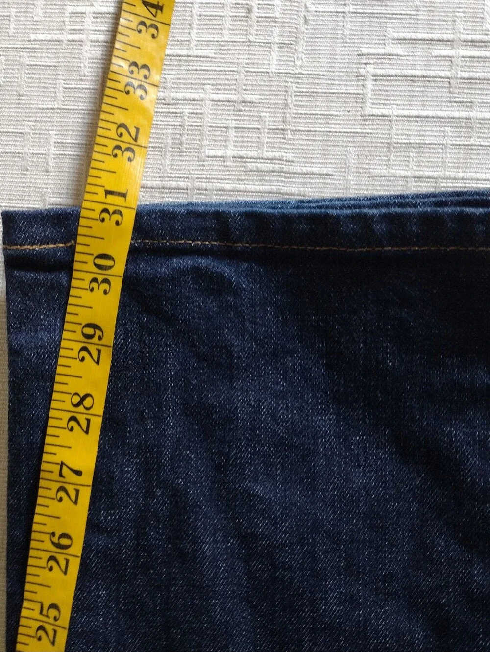 Nudie Jeans Grim Tim Mens's 38 x 34 Blue Denim Button Fly Inseam 31